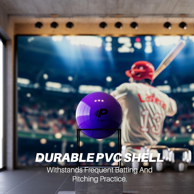 Premier Pitching Performance Store Simple Plyometric Weighted Ball | Baseball & Softball Training Ball | Arm Strength & Pitching | Durable PVC Shell with Sand Fill - Image 4